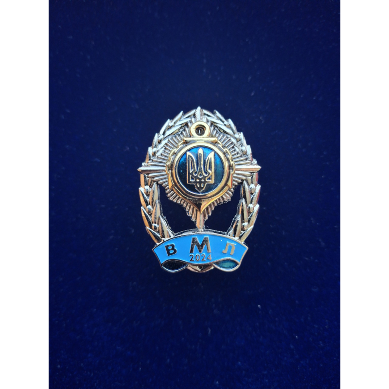 Нагрудний знак військово-морський ліцей 2024